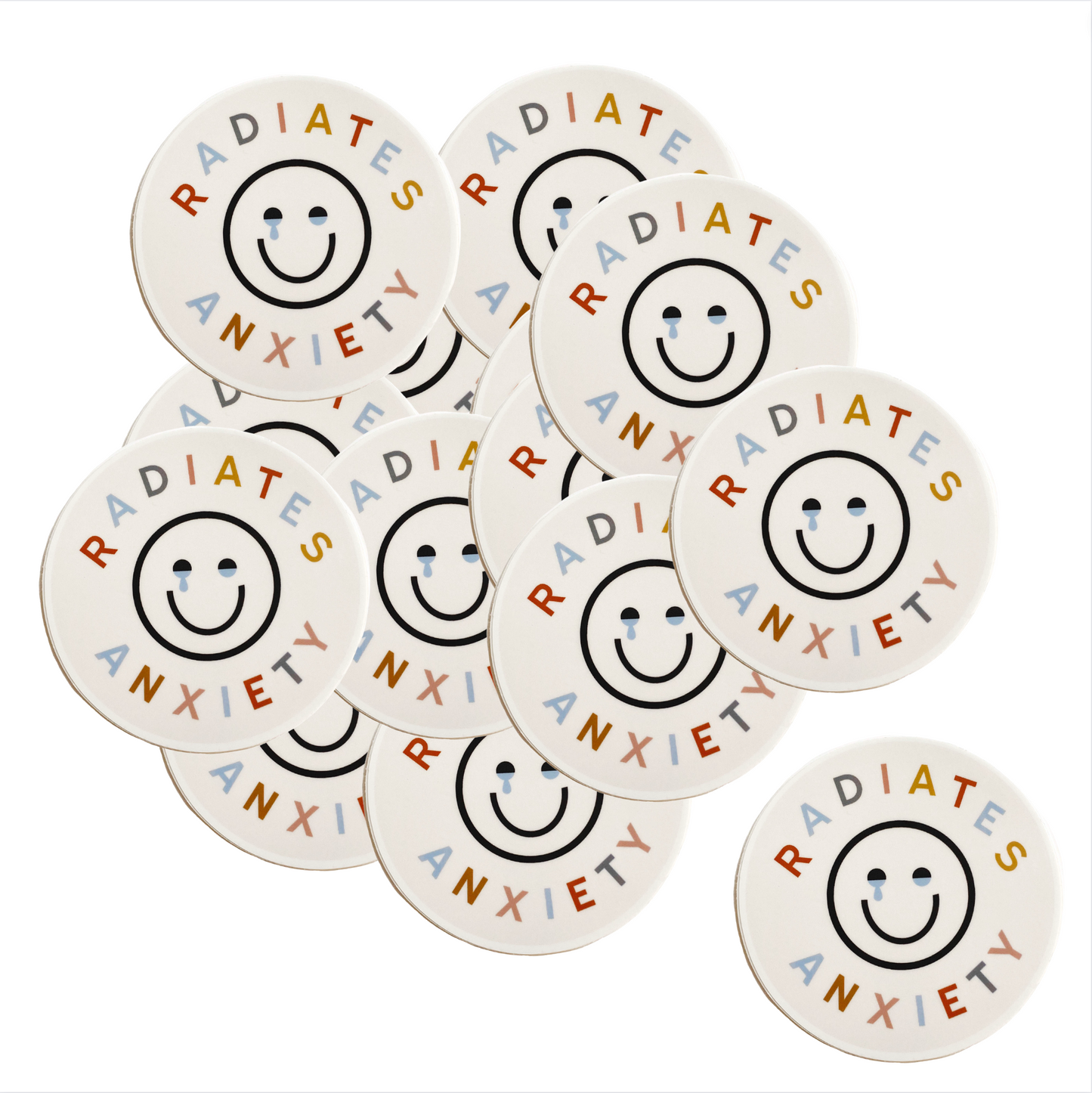 Radiates Anxiety Sticker
