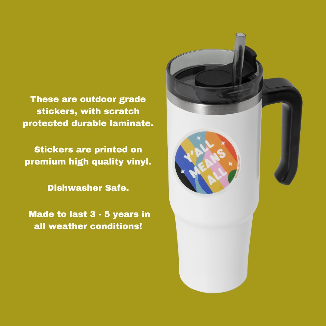 Y'all Means All Sticker