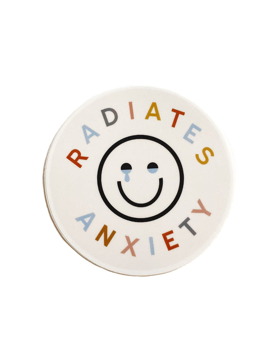 Radiates Anxiety Sticker