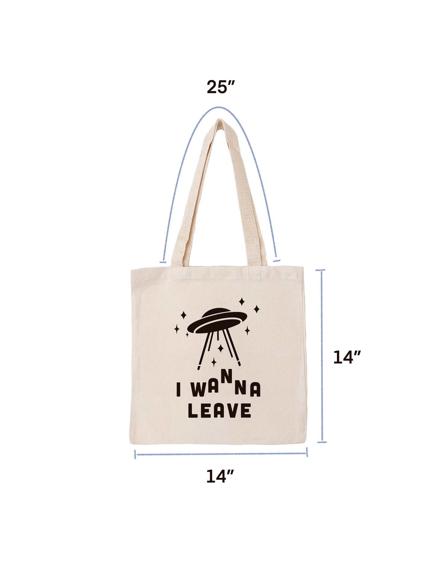 Market Tote - I Wanna Leave